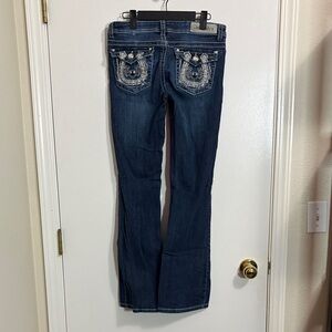 Big Star Embellished Pocket Boot Cut Denim Jeans